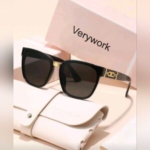 Black and Gold Sunglasses